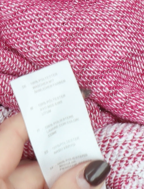 Everlast Womens Pink Full Zip Hoodie Size 10 Polyester Sportswear