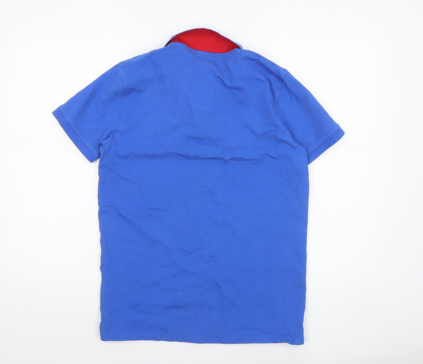 GANT Men's Blue Regular Fit Cotton Stretch Polo Shirt Size M