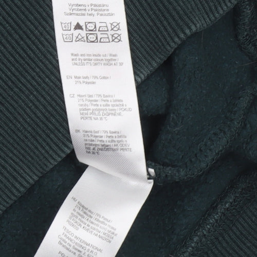 F&F Men's Green Oakland Graphic Sweatshirt Size L Pullover Crew Neck