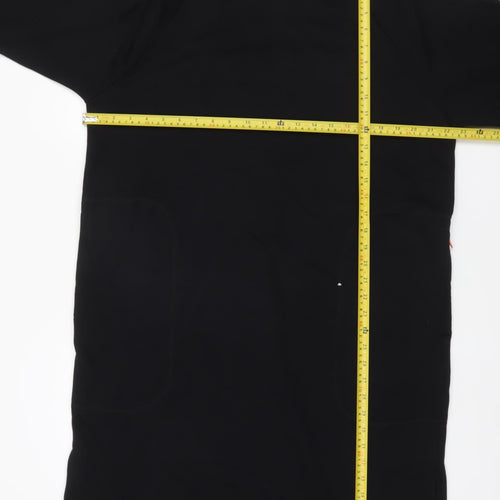 Kin Women’s Black Cotton Long Sleeve T-Shirt Dress XS