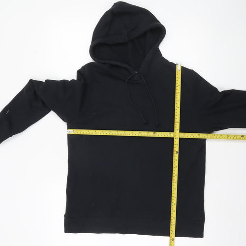 Marks and Spencer Womens Black Size 12 Pullover Hoodie