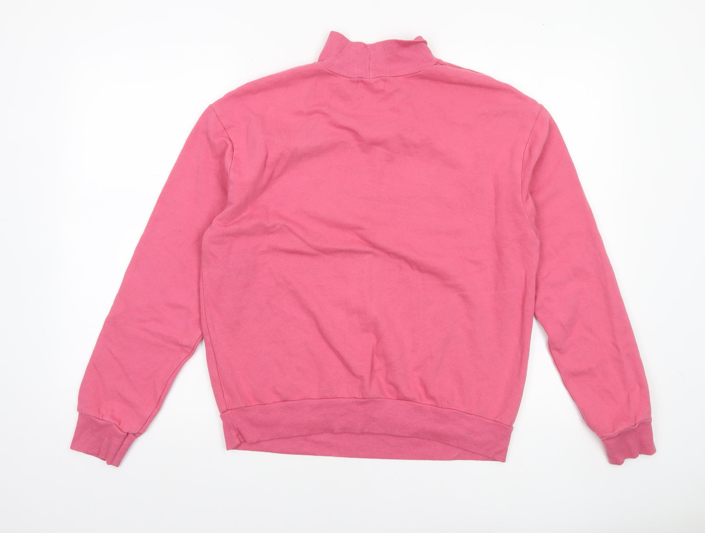 t.la Women Pink Medium Pullover Sweatshirt with Cut-Out Detail