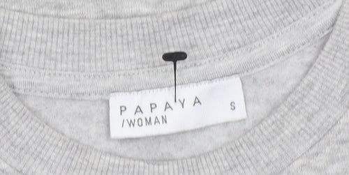 Papaya Woman Grey Christmas 'Fab-Yule-Ous' Graphic Sweatshirt Small