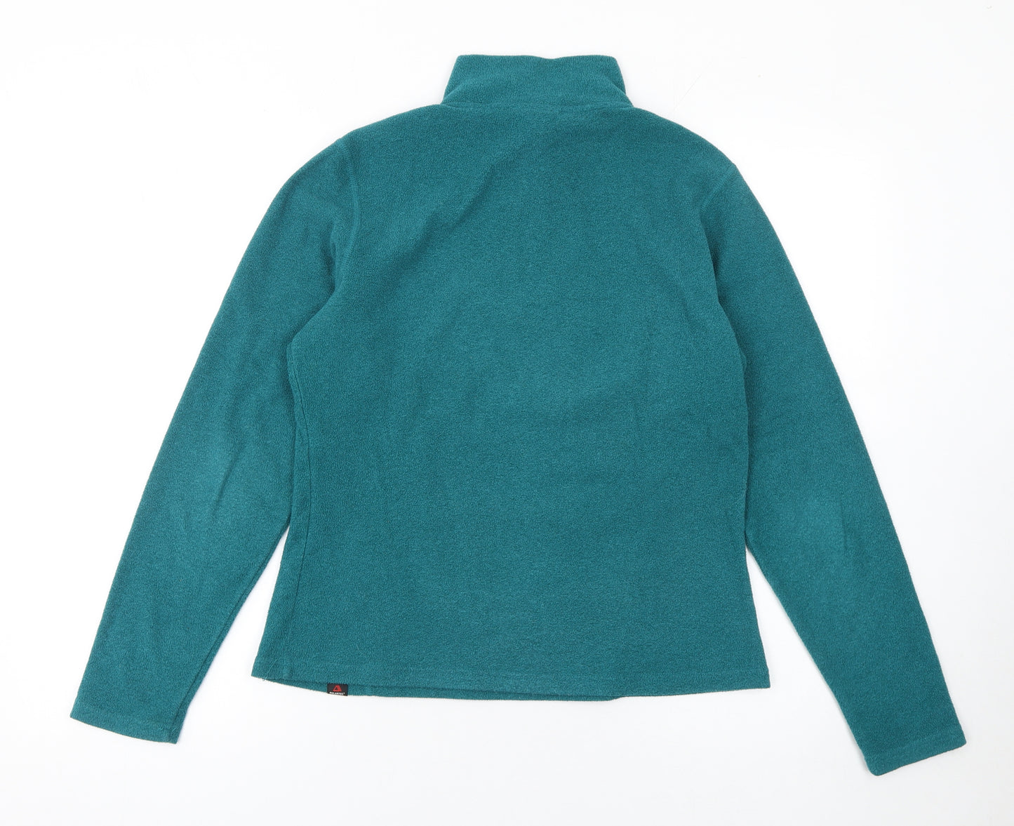 The North Face Women's Green 1/4 Zip Fleece Pullover Sweatshirt Size S