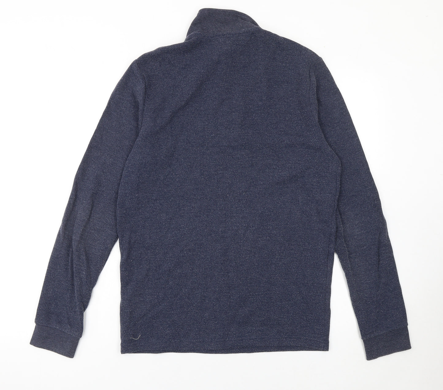 Next Men’s Blue 1/4 Zip High Neck Knit Sweatshirt Size S