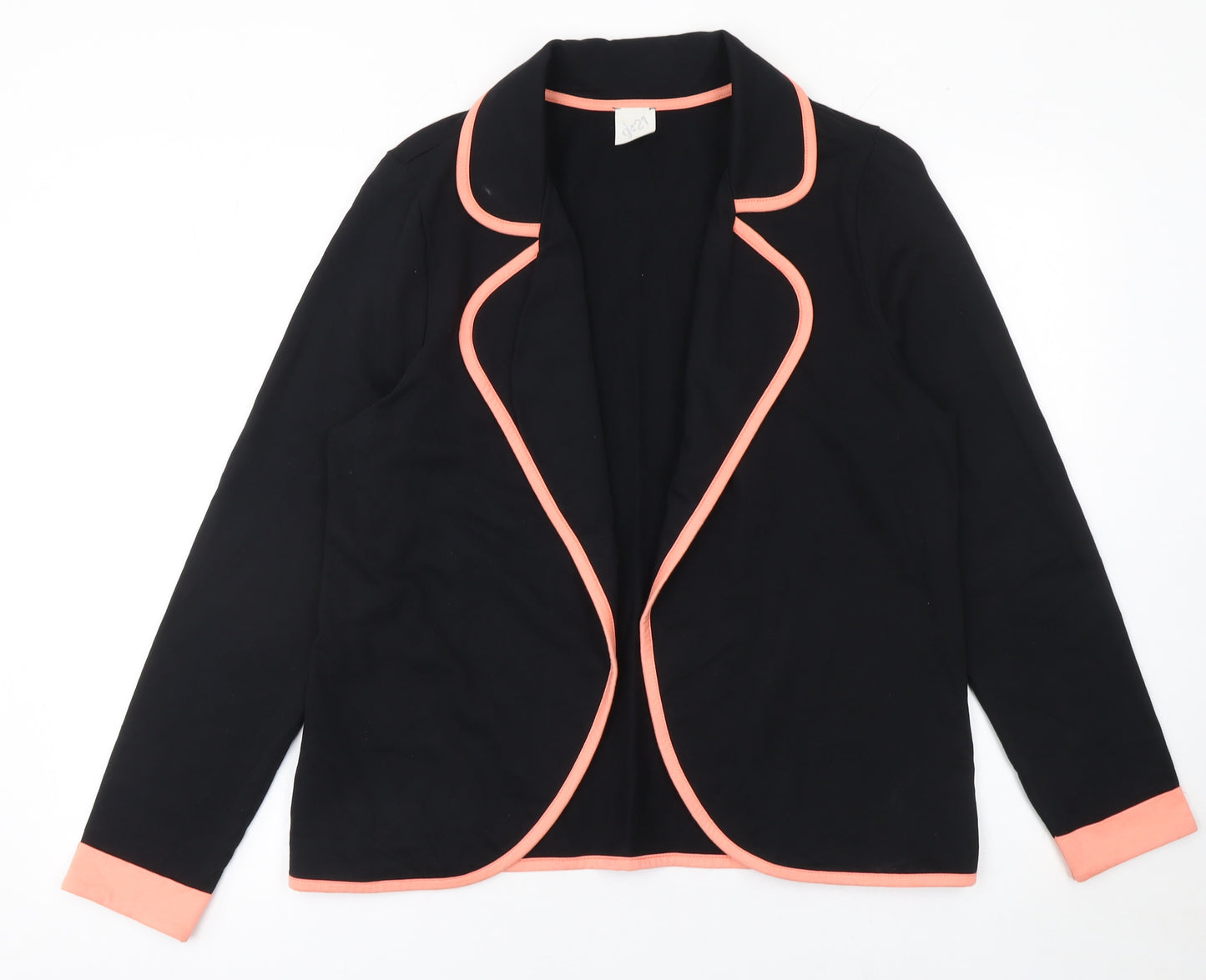 George Women's Black Blazer Size 16 Cotton Casual Workwear Jacket