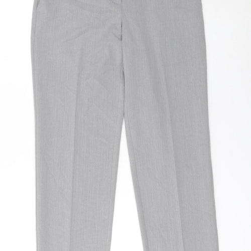 Marks and Spencer Womens Grey Straight Leg Dress Pants Size 10