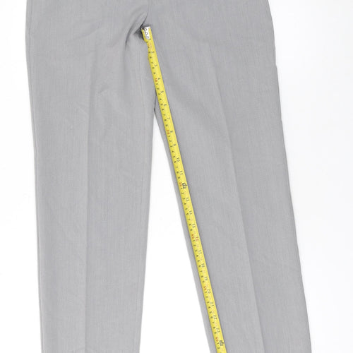 Marks and Spencer Womens Grey Straight Leg Dress Pants Size 10