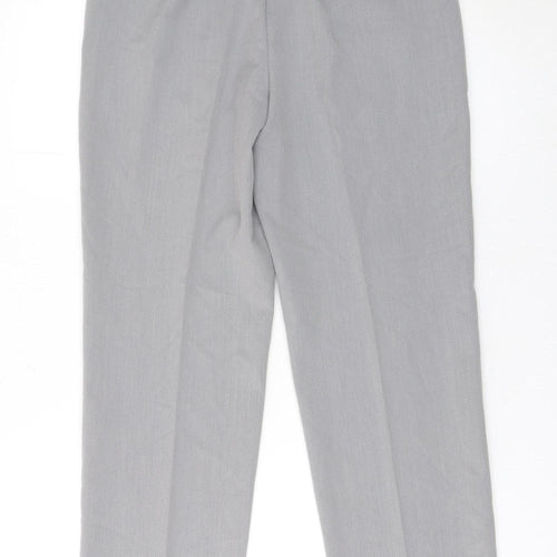 Marks and Spencer Womens Grey Straight Leg Dress Pants Size 10