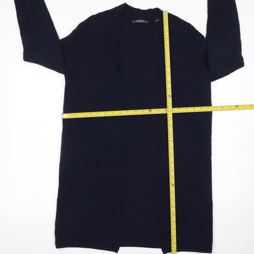 Esprit Women’s Navy Blue Open Front Long Sleeve Cardigan Size S