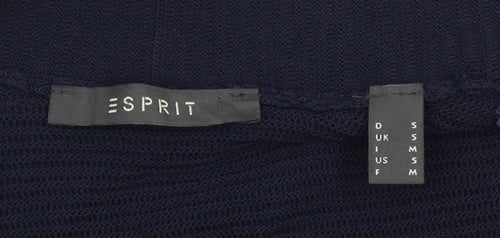Esprit Women’s Navy Blue Open Front Long Sleeve Cardigan Size S