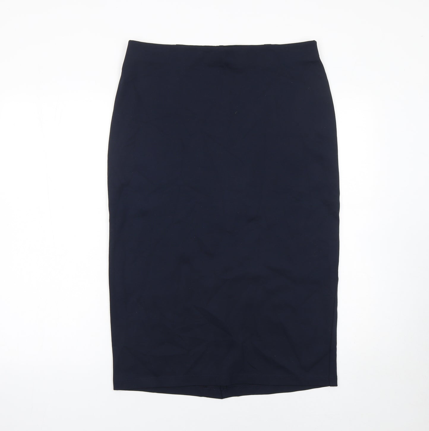 Marks and Spencer Women's Navy Blue Size 14 Pencil Midi Skirt