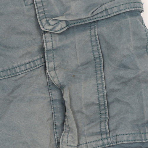 Fat Face Men's Blue Cargo Shorts W36 L Cotton Pockets Casual