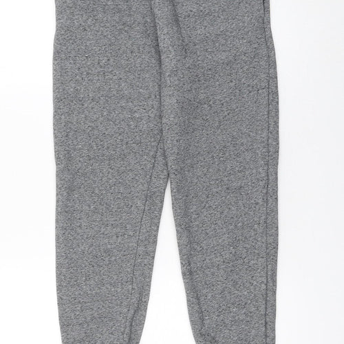 Marks and Spencer Boys Grey Jogger Trousers 11-12 Years Cotton Blend