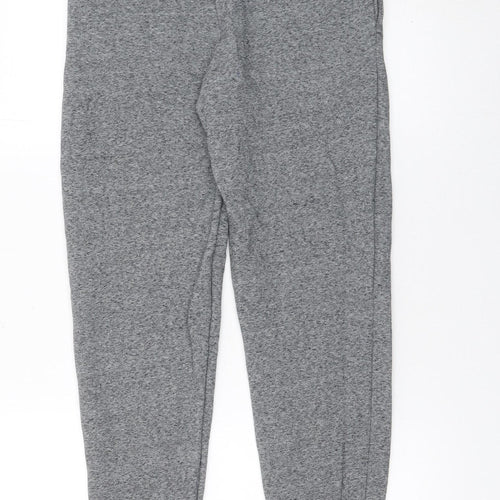 Marks and Spencer Boys Grey Jogger Trousers 11-12 Years Cotton Blend