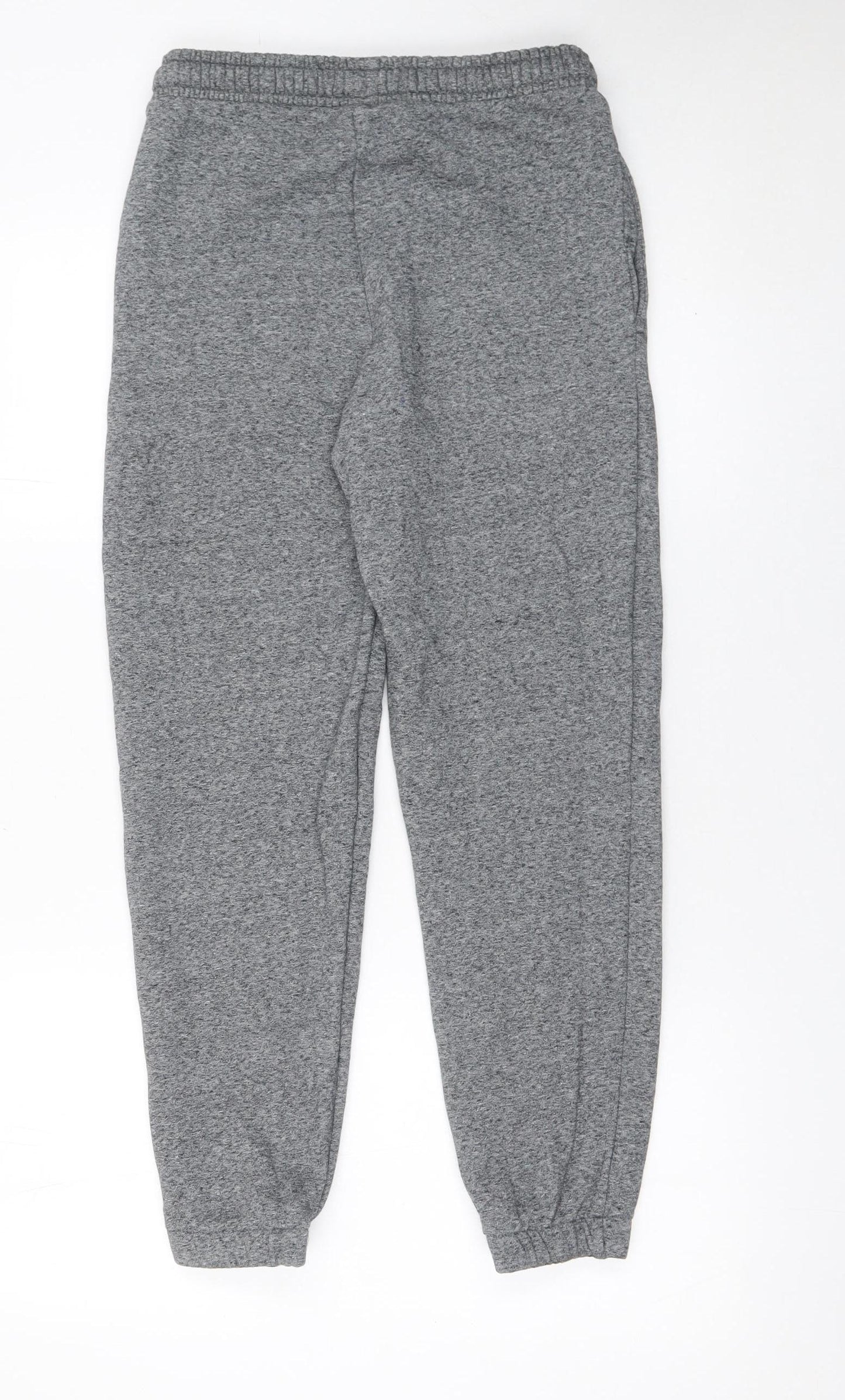 Marks and Spencer Boys Grey Jogger Trousers 11-12 Years Cotton Blend