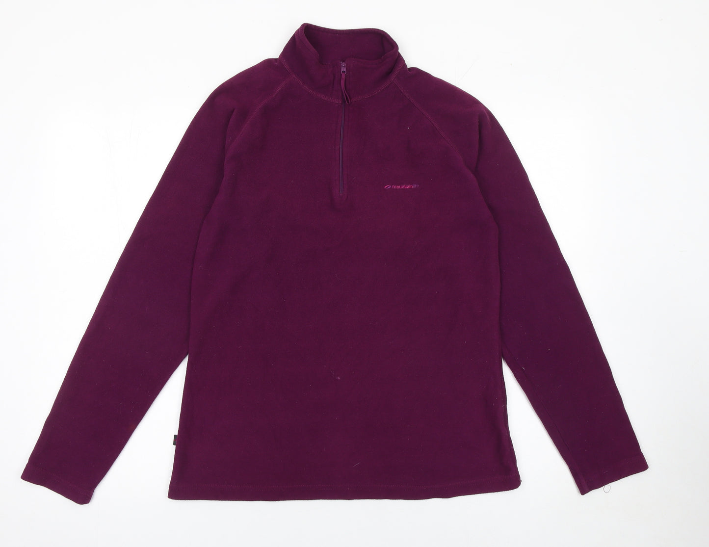 Mountain Life Women's Purple Fleece Pullover Sweatshirt Size 14