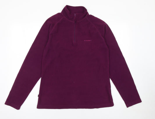 Mountain Life Women's Purple Fleece Pullover Sweatshirt Size 14
