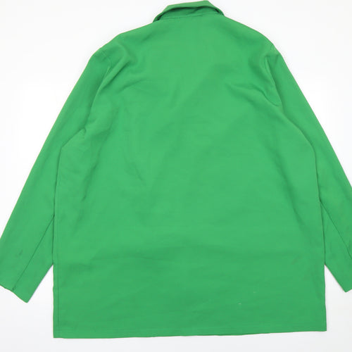 PrettyLittleThing Women Green Size 14 Single-Breasted Blazer