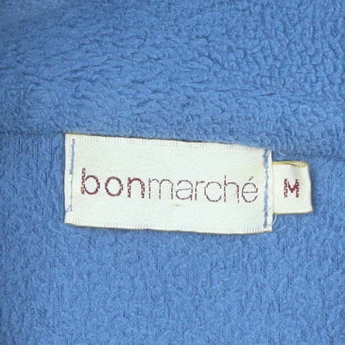 Bonmarché Womens Blue Fleece Zip Waistcoat Bodywarmer Size M