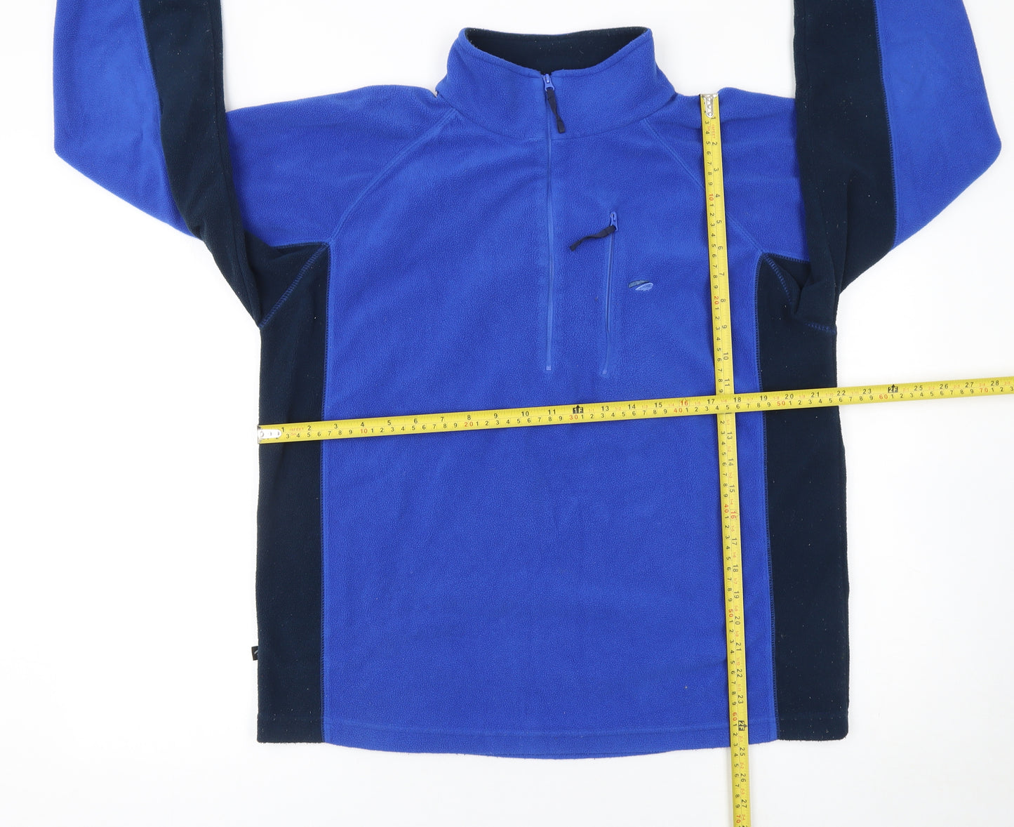 Mountainlife Men's Blue Fleece Pullover Sweatshirt Size M