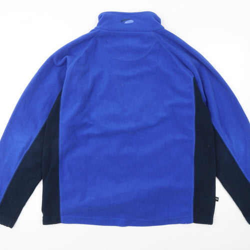 Mountainlife Men's Blue Fleece Pullover Sweatshirt Size M