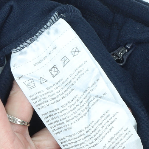 Regatta Men's Blue Fleece Sweatshirt L 1/4 Zip Outdoor Pullover