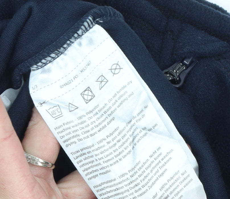 Regatta Men's Blue Fleece Sweatshirt L 1/4 Zip Outdoor Pullover