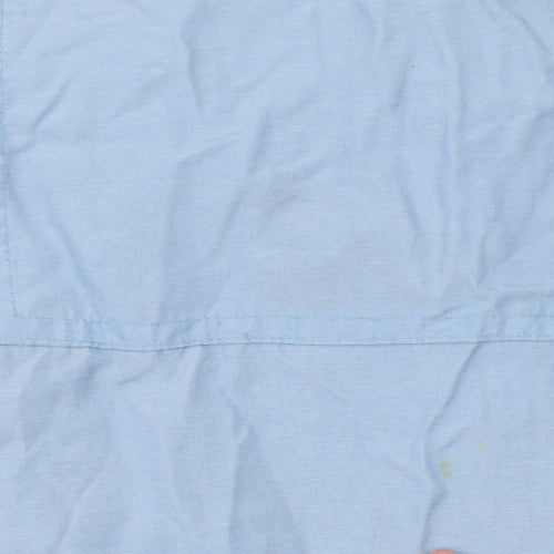 Pod Boys Blue Colourblock Hooded Nylon Anorak Jacket Size 12 Years