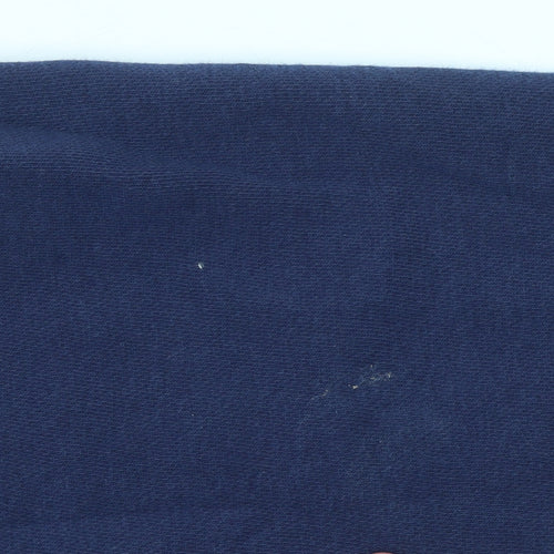 Nike Men's Blue Pullover Hoodie L Logo Fleece Sweatshirt