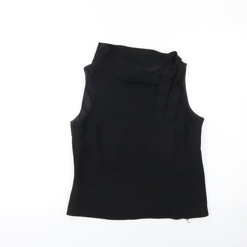Designers at Debenhams Women Black Size 12 Cowl Neck Sleeveless Blouse