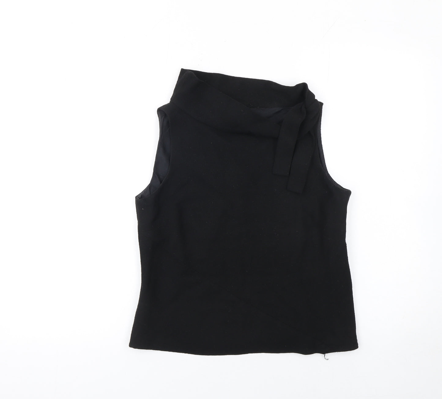 Designers at Debenhams Women Black Size 12 Cowl Neck Sleeveless Blouse