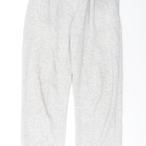 PrettyLittleThing Womens Grey Fleece Sweatpants Size S Regular Fit