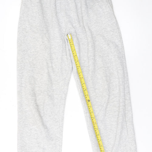 PrettyLittleThing Womens Grey Fleece Sweatpants Size S Regular Fit