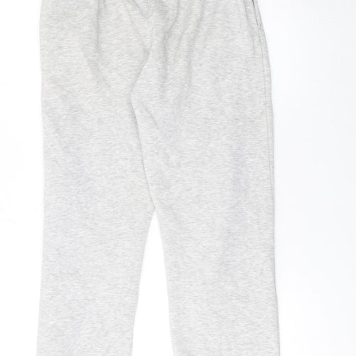 PrettyLittleThing Womens Grey Fleece Sweatpants Size S Regular Fit