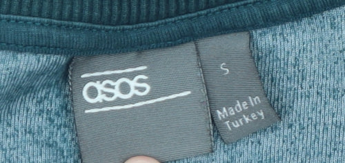 ASOS Men’s Multicoloured Velvet Colour Block Sweatshirt Size S