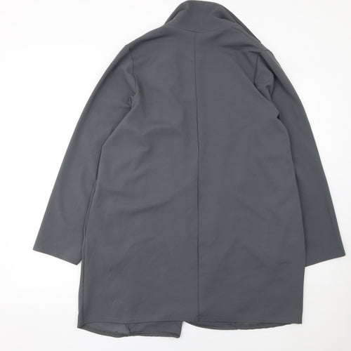 Yours Women Grey Size 18 Plus Lightweight Stretch Blazer Jacket