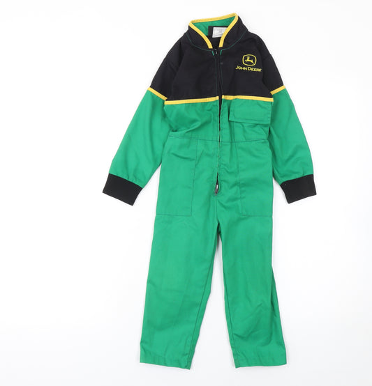 John Deere Boys Green Full Zip Snowsuit 2 Years Outdoor Workwear
