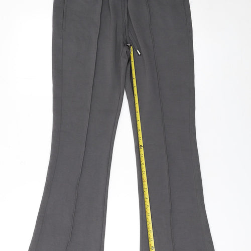 Tu Women's Grey Flared Sweatpants Size S Elastic Waist Casual Lounge Trousers