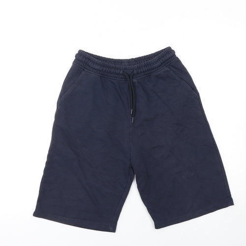 Next Boys Blue Sweat Shorts 14 Years Regular Fit Elastic Waist