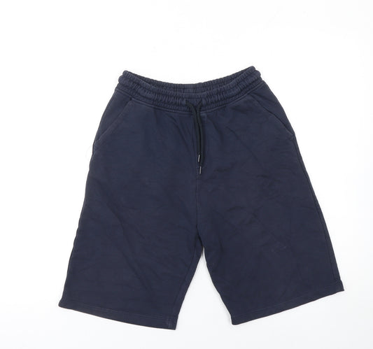 Next Boys Blue Sweat Shorts 14 Years Regular Fit Elastic Waist