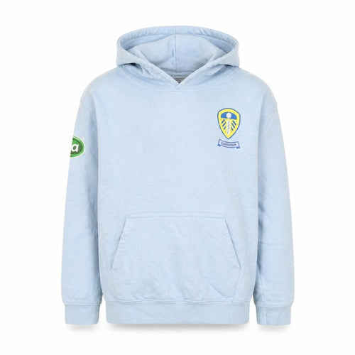 Just Hoods Boys Light Blue Pullover Hoodie L (9-11 Years) Cotton Blend