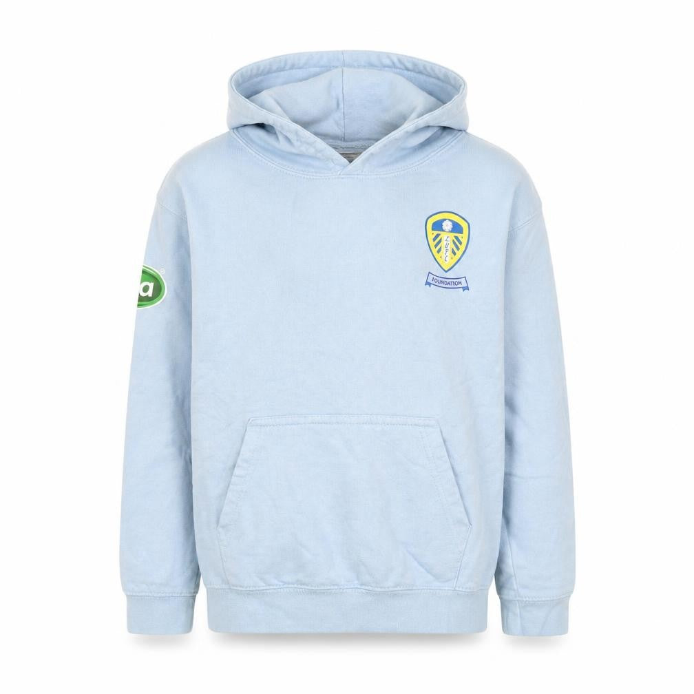 Just Hoods Boys Light Blue Pullover Hoodie L (9-11 Years) Cotton Blend