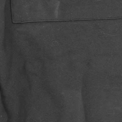 Marks and Spencer Women’s Black Cargo Wide-Leg Trousers Size 12