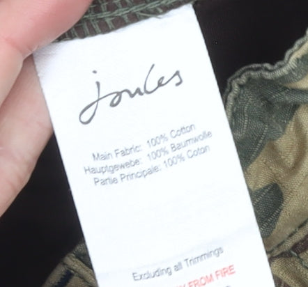 Joules Boys Beige Camouflage Cargo Trousers 8 Years 100% Cotton