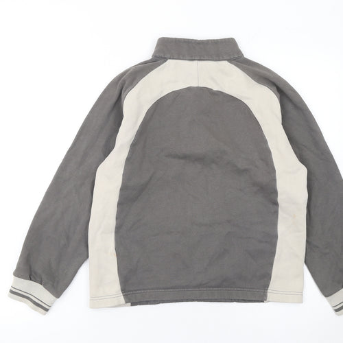 Nike Boys Grey 10-12 Years 1/4 Zip Golf Fleece Sweatshirt