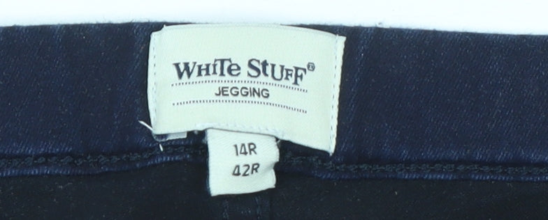 White Stuff Womens Blue Size 14 Slim Fit Jegging Jeans