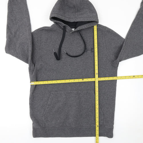 Under Armour Men's Grey Pullover Hoodie Size M Athletic Fit