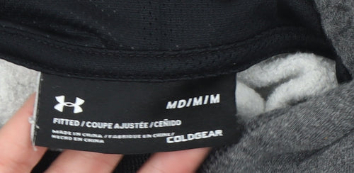 Under Armour Men's Grey Pullover Hoodie Size M Athletic Fit