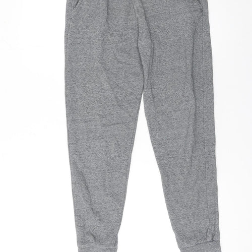 Marks and Spencer Boys Grey Jogger Trousers 13 Years Cotton Blend Elastic Waist